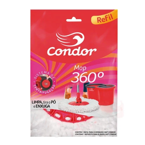 REFIL MOP GIRATÓRIO 360, MOP 1660, CONDOR