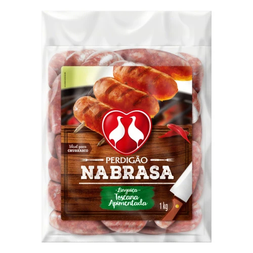 LINGUIÇA TOSCANA APIMENTADA PERDIGÃO NA BRASA 1KG