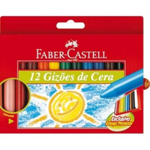 FABER CASTELL 12 3 LONGO 15 CORES REDONDO