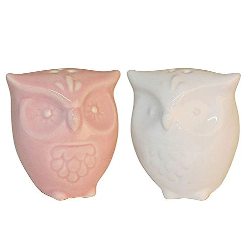 SALEIRO PIMENTEIRO URBAN LITTLE OWLS ROSA BRANCO