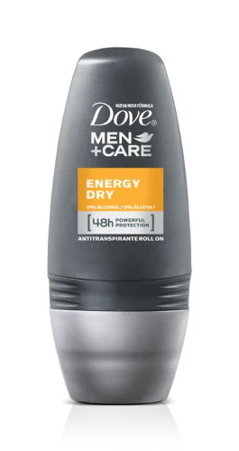 DESODORANTE ANTITRANSPIRANTE ROLL ON DOVE MEN CARE ENERGY DRY 50ML