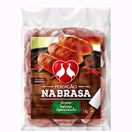 LINGUIÇA TOSCANA APIMENTADA PERDIGÃO NA BRASA 1KG