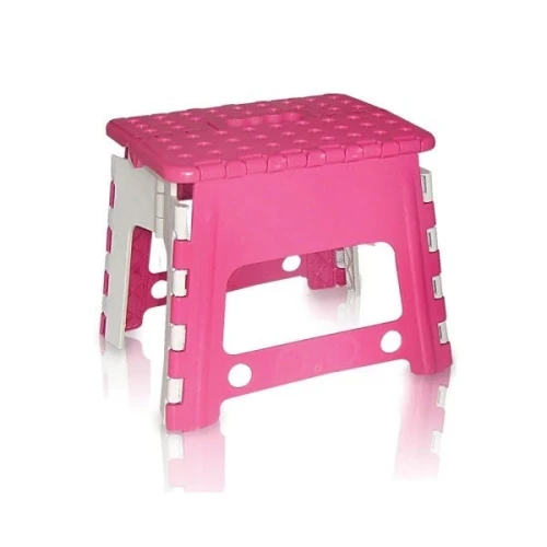 BANQUETA DOBRAVEL INFANTIL PLASTICA ROSA 2149768