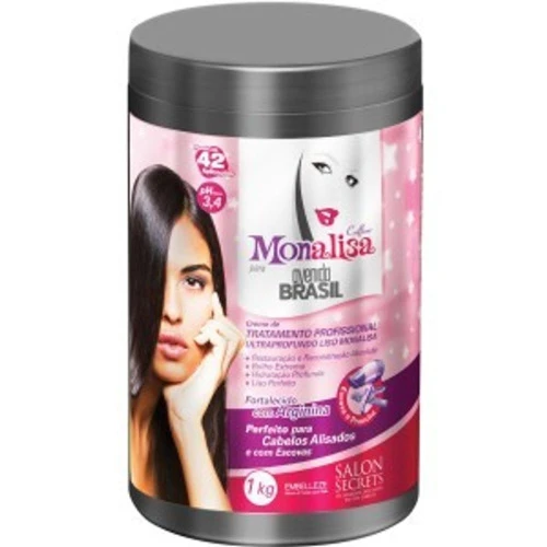 CREME DE TRATAMENTO LISO MONALISA SALON SECRETS 1KG