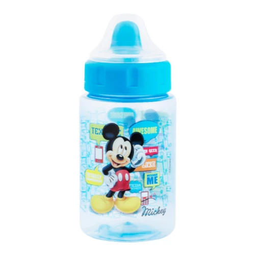COPO COM TAMPA E VÁLVULA AZUL MICKEY DISNEY JUNIOR 340ML BABYGO