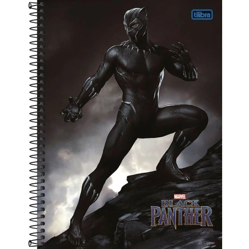 CADERNO ESPIRAL C DURA 1MT 80F PANTERA