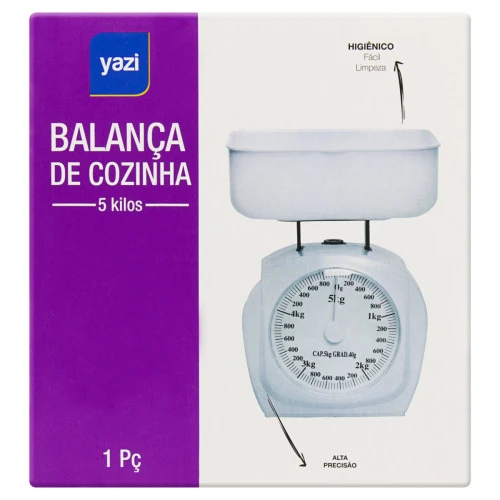 BALANÇA DE COZINHA 5KG YAZI