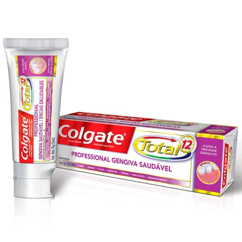 CREME DENTAL COLGATE TOTAL 12 PROFESSIONAL GENGIVA SAUDÁVEL 70G
