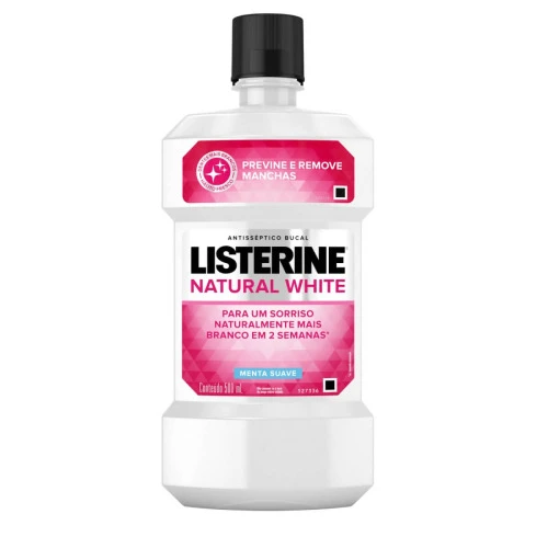 ANTISSÉPTICO BUCAL LISTERINE ANTIMANCHAS 500ML JOHNSON JOHNSON