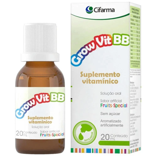 GROW VIT BB 20ML SOLUÇÃO