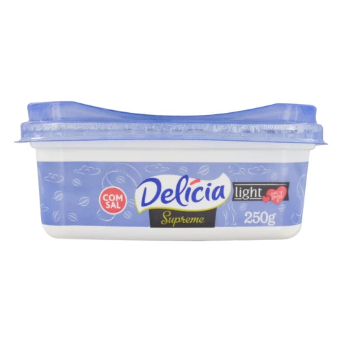 MARGARINA COM SAL LIGHT DELÍCIA POTE 250G