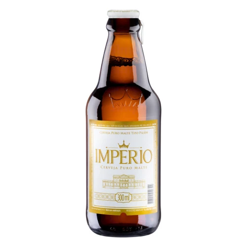 CERVEJA PILSEN PURO MALTE IMPÉRIO GARRAFA 300ML