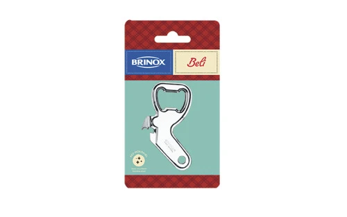 ABRIDOR DE LATAS E GARRAFAS BELI 9 CM BRINOX