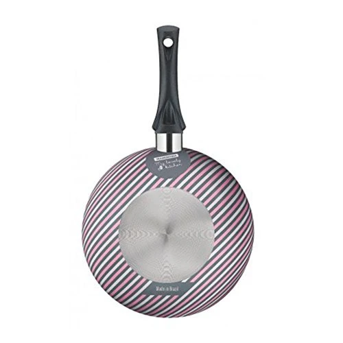 FRIGIDEIRA FUNDA TRAMONTINA MY LOVELY KITCHEN CINZA BRANCO ROSA 24CM