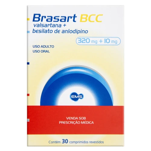 BRASART BCC 320MG 10MG EMS CAIXA 30 COMPRIMIDOS REVESTIDOS
