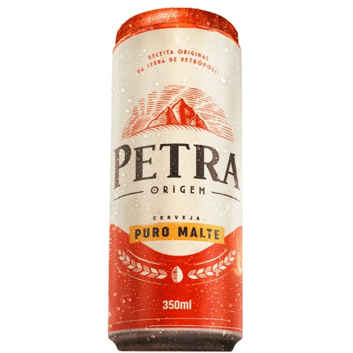 CERVEJA PETRA PURO MALTE 350ML LT