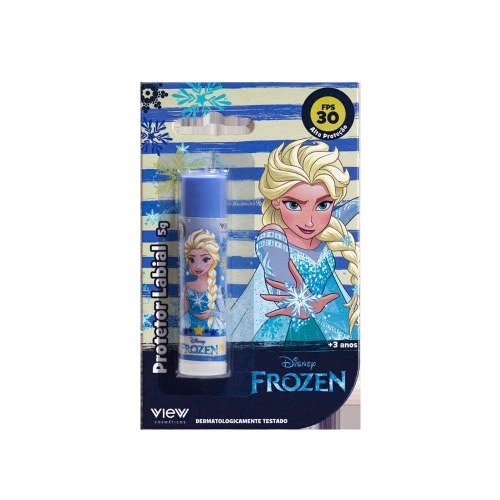 MAQUIAGEM INFANTIL - PROTETOR LABIAL - FPS30 - DISNEY FROZEN - ELSA - VIEW COSMÉTICOS