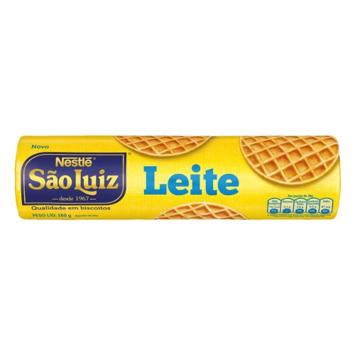 BISCOITO LEITE NESTLÉ SÃO LUIZ PACOTE 160G
