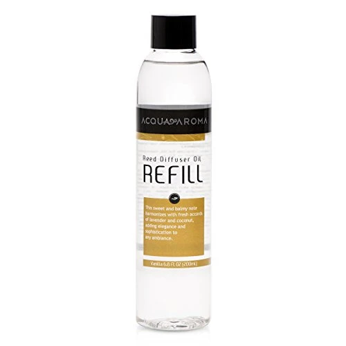 ACQUA AROMA EVERYDAY COLLECTION VANILLA REED DIFFUSER OIL REFILL 6 8 FL OZ 200ML