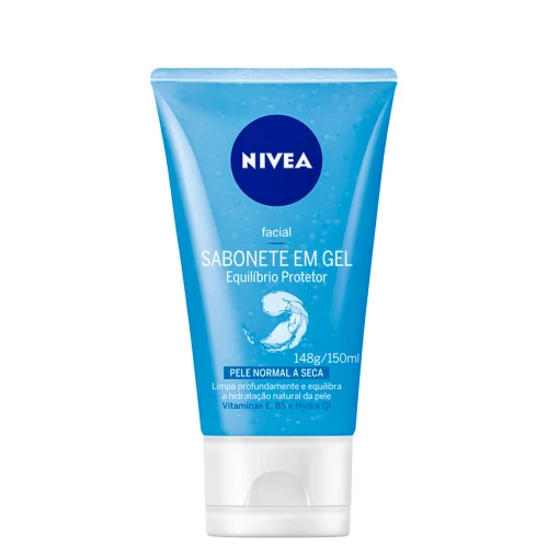 SABONETE EM GEL FACIAL NIVEA EQUILÍBRIO PROTETOR 150ML