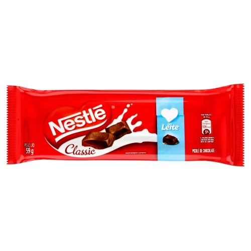 PICOLÉ CHOCOLATE AO LEITE NESTLÉ CLASSIC PACOTE 59G