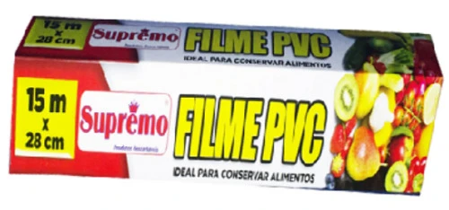 FILME PVC SUPREMO 28CMX15MT