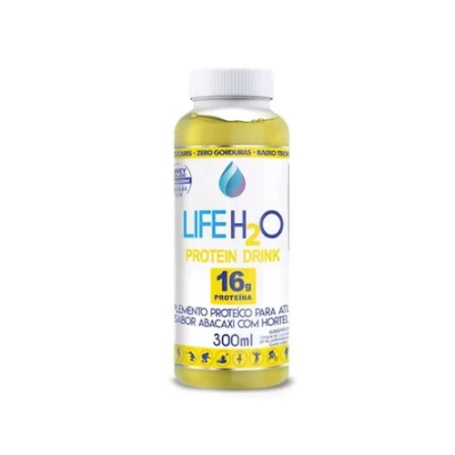 PROTEIN DRINK LIFE H2O ABAC HORTELÃ 300ML