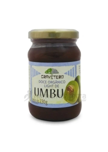 DOCE DE UMBU ORGÂNICO LIGHT GRAVETERO 230G