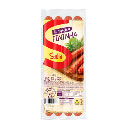 LINGUIÇA SADIA 240G FININHA