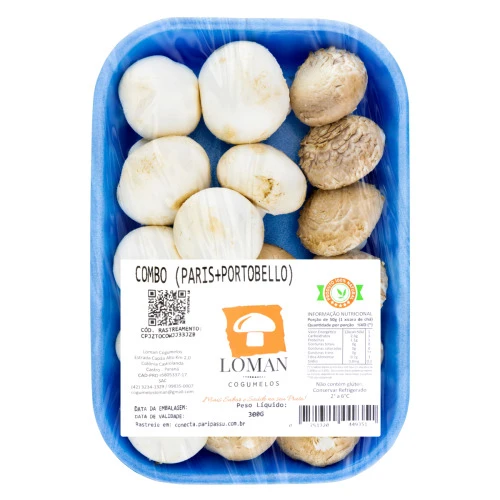 COGUMELO PARIS PORTOBELLO LOMAN COGUMELOS BANDEJA 300G