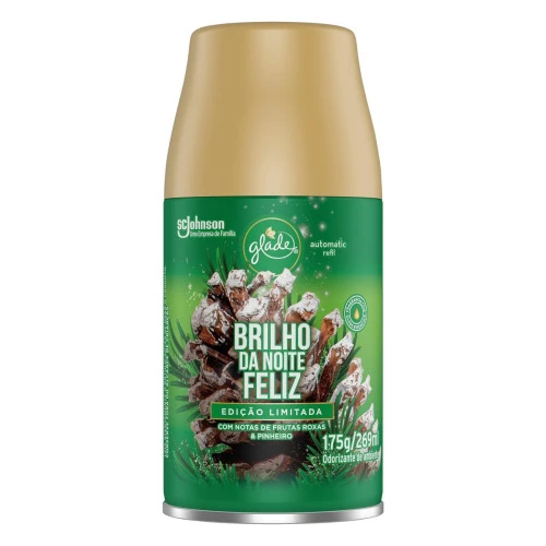 DESODORIZADOR GLADE AUTOMATIC SPRAY REFIL NOITE FELIZ ED. LTDA 269ML