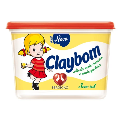 MARGARINA CREMOSA SEM SAL CLAYBOM POTE 500G
