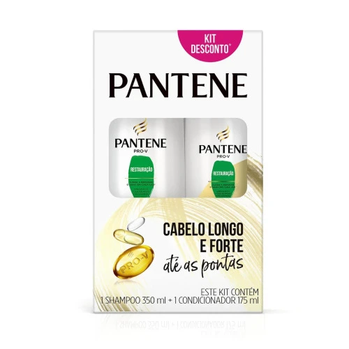 SHAMPOO PANTENE RESTAURAÇÃO 350 ML + CONDICIONADOR 175 ML