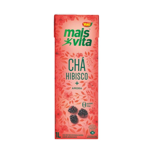 CHÁ HIBISCO AMORA YOKI MAIS VITA CAIXA 1L