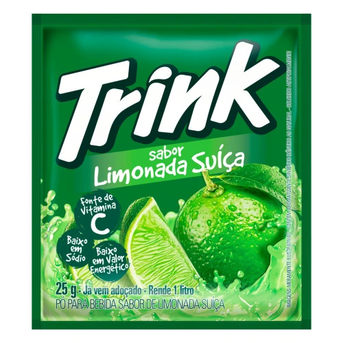 REFRESCO EM PÓ LIMONADA SUÍÇA TRINK PACOTE 25G