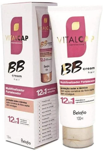 BB CREAM HAIR MULTIFINALIZADOR FORTALECEDOR BELOFIO BRANCO MÉDIO