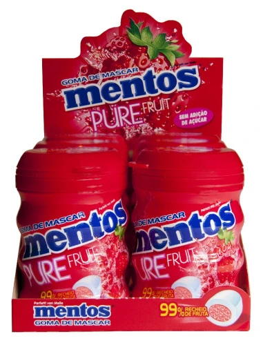 GOMA MENTOS P FRUIT MORANGO