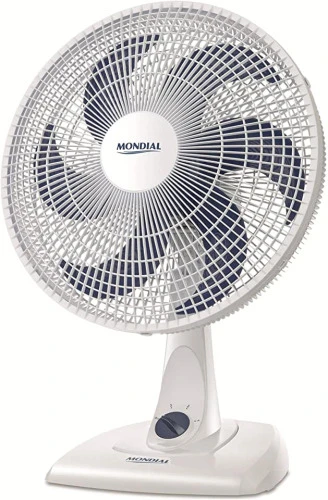 VENTILADOR MONDIAL BRANCO AZUL 110 V