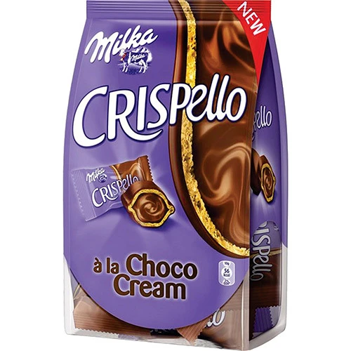 CHOCOLATE CRISPELLO CHOCO CREAM MILKA