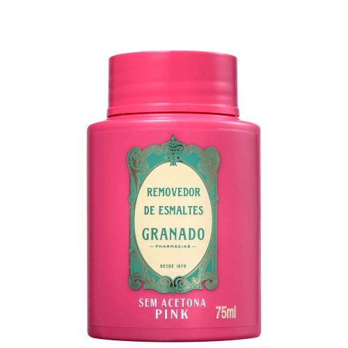 REMOVEDOR DE ESMALTE GRANADO PINK FRASCO 75ML