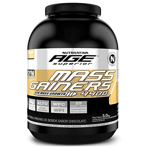 MASS GAINERS 4400 CHOCOLATE 3KG NUTRILATINA AGE