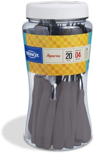 FAQUEIRO ITAPARICA 20PCS BRINOX WARM GRAY