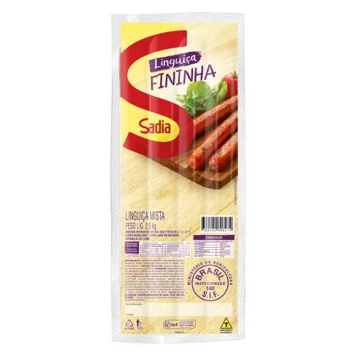 LINGUIÇA MISTA FININHA SADIA 2 5KG