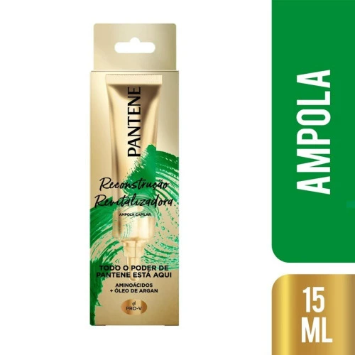 AMPOLA PANTENE RECONSTRUÇÃO REVITALIZADORA COM 15ML