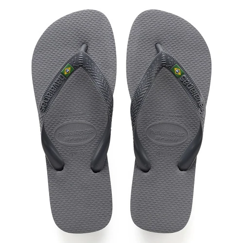 HAVAIANAS BRASIL 39 0 CINZA ACO COR 5178