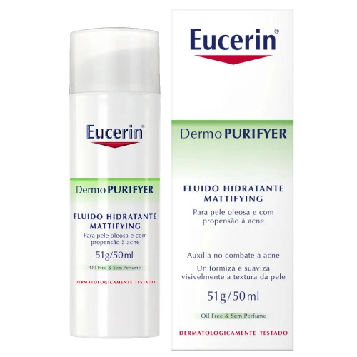 HIDRATANTE FACIAL EUCERIN DERMOPURIFYER FLUIDO MATTIFYING 50ML