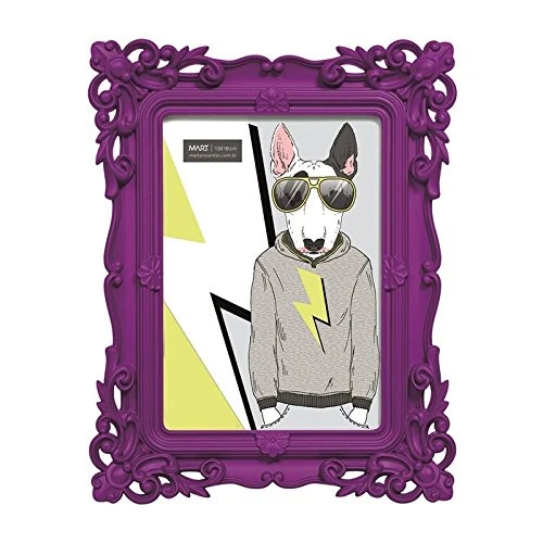 PORTA RETRATO MART 13X18CM ROXO