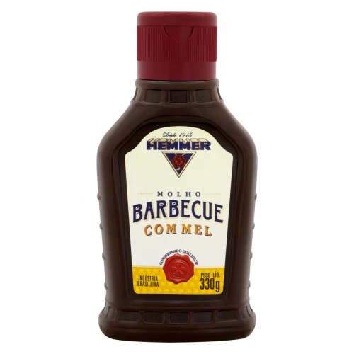MOLHO BARBECUE COM MEL HEMMER SQUEEZE 330G