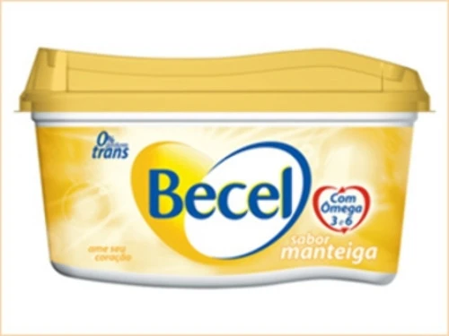 CREME VEGETAL SABOR MANTEIGA SEM SAL 500G BECEL