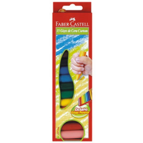 FABER CASTELL CURTOM CURTO 15 CORES REDONDO